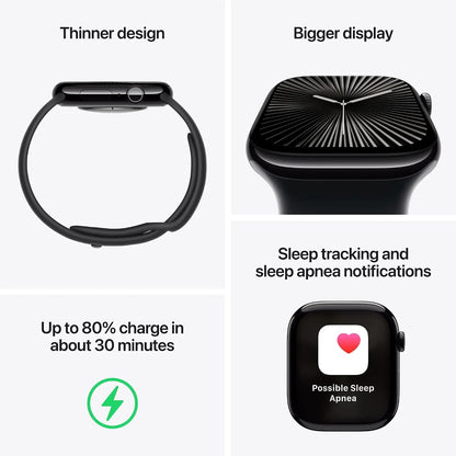 Apple Watch Series 10 (2024, Aluminum) - Rose Gold (Refurbished)