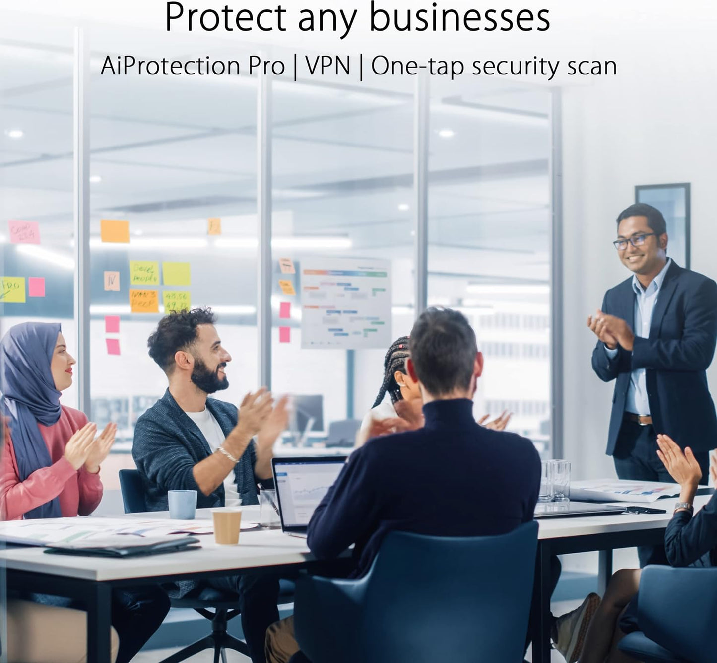 ASUS ExpertWiFi EBM68 AX7800 Tri-Band Business Mesh WiFi 6 System (2 Pack) - Custom Guest Portal & SDN, Easy Setup and Remote Management, Scalable with ExpertWiFi, AIMesh (Certified Refurbished)