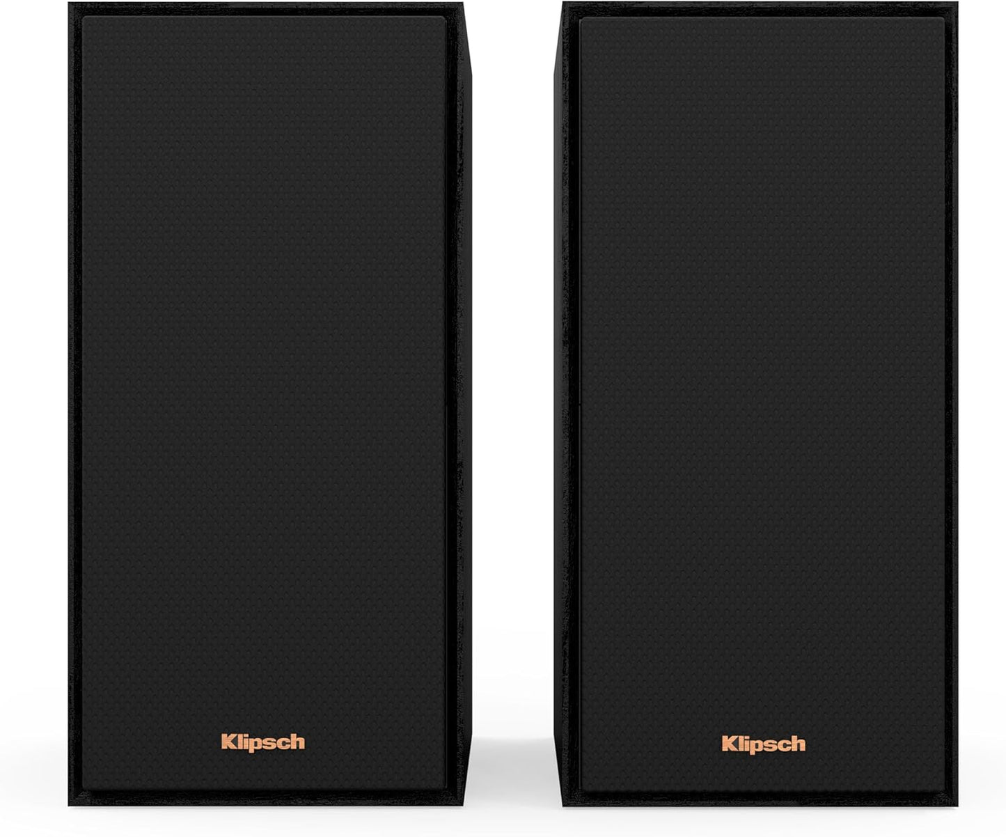 Klipsch Reference R-40PM Powered Bookshelf Speakers - 90-Degree x 90-Degree Tractrix Horn - Linear Travel Suspension (Certified Refurbished)
