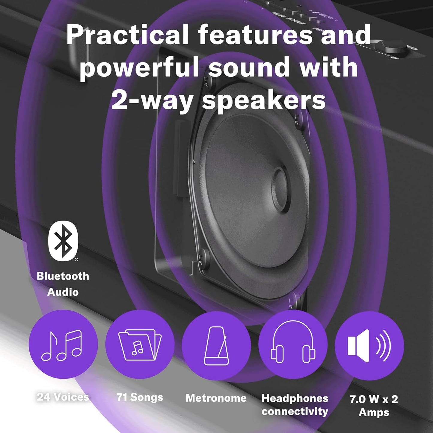 Yamaha P-225 88-Note Portable Digital Piano (Certified Refurbished)