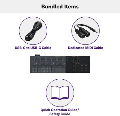 Yamaha SEQTRAK Music Creation Station, Sequencer, Drums, Synth & Sampler, 2000 Presets, Built-in Speaker & Mic, Visualizer, Rechargeable Battery, Bluetooth, Wi-Fi, USB-C (Certified Refurbished)