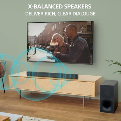 Sony HT-S400 2.1ch Soundbar with Powerful Wireless subwoofer, S-Force PRO Front Surround Sound, and Dolby Digital (Refurbished