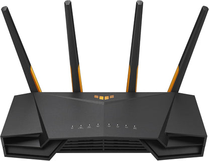 ASUS TUF Gaming WiFi 6 Router (TUF-AX4200) - Dedicated Gaming Port, Dual 2.5G Port, 3 Steps Port Forwarding, Extendable Router with AiMesh Technology, AiProtection Pro, VPN, Instant Guard (Certified Refurbished)