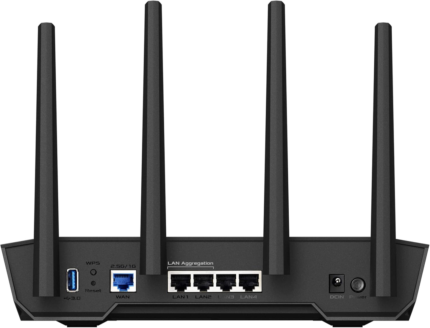 ASUS TUF Gaming WiFi 6 Router (TUF-AX4200) - Dedicated Gaming Port, Dual 2.5G Port, 3 Steps Port Forwarding, Extendable Router with AiMesh Technology, AiProtection Pro, VPN, Instant Guard (Certified Refurbished)