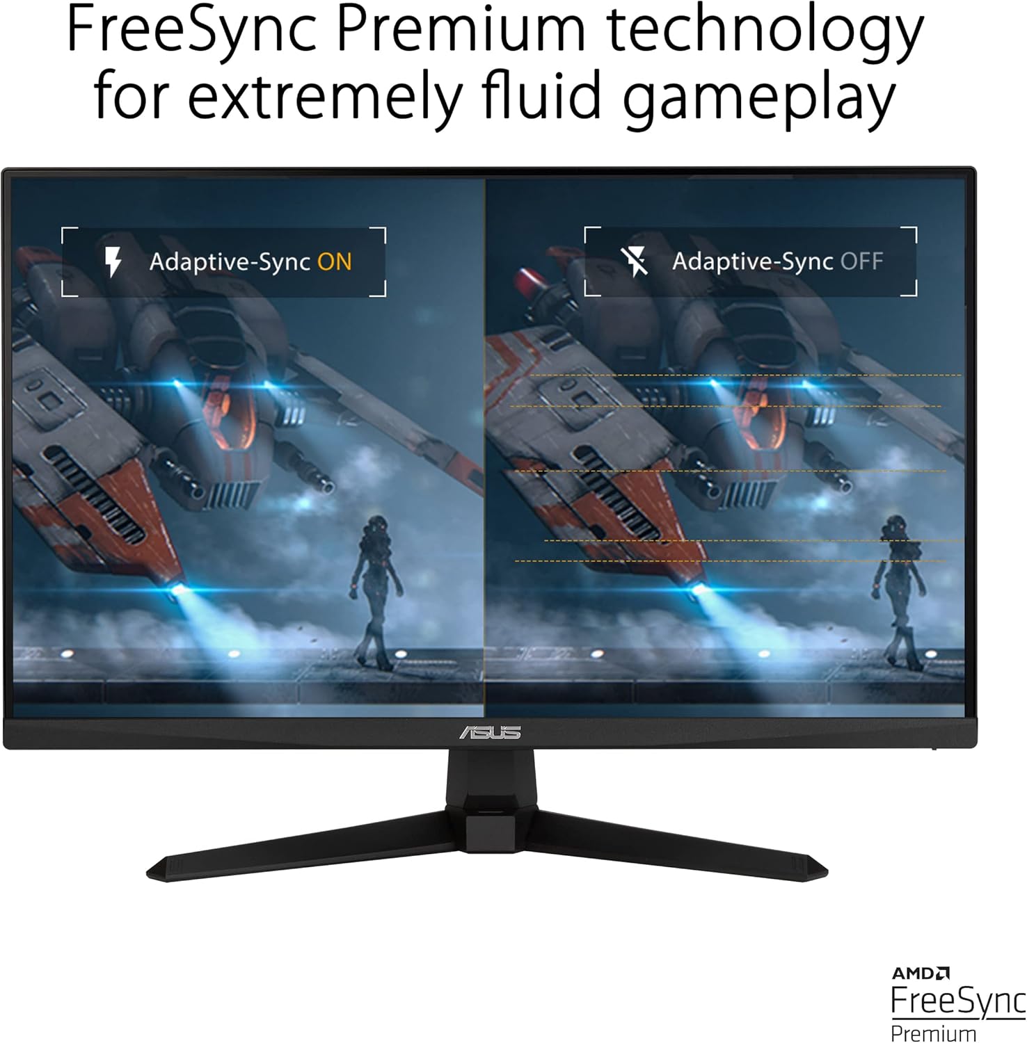 ASUS TUF Gaming VG249QM1A Gaming Monitor – 23.8 inch FHD (1920x1080), Fast IPS, overclocking 270 Hz (Above 144Hz, 240Hz), Extreme Low Motion Blur, 1ms (GTG), 99% sRGB, FreeSync Premium, G-Sync compatible (Certified Refurbished)