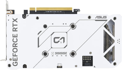 ASUS Dual GeForce RTX 4060 OC White Edition 8GB GDDR6 (PCIe 4.0, 8GB GDDR6, DLSS 3, HDMI 2.1a, DisplayPort 1.4a, 2.5-Slot Design, Axial-tech Fan Design, 0dB Technology, and More) (Certified Refurbished)