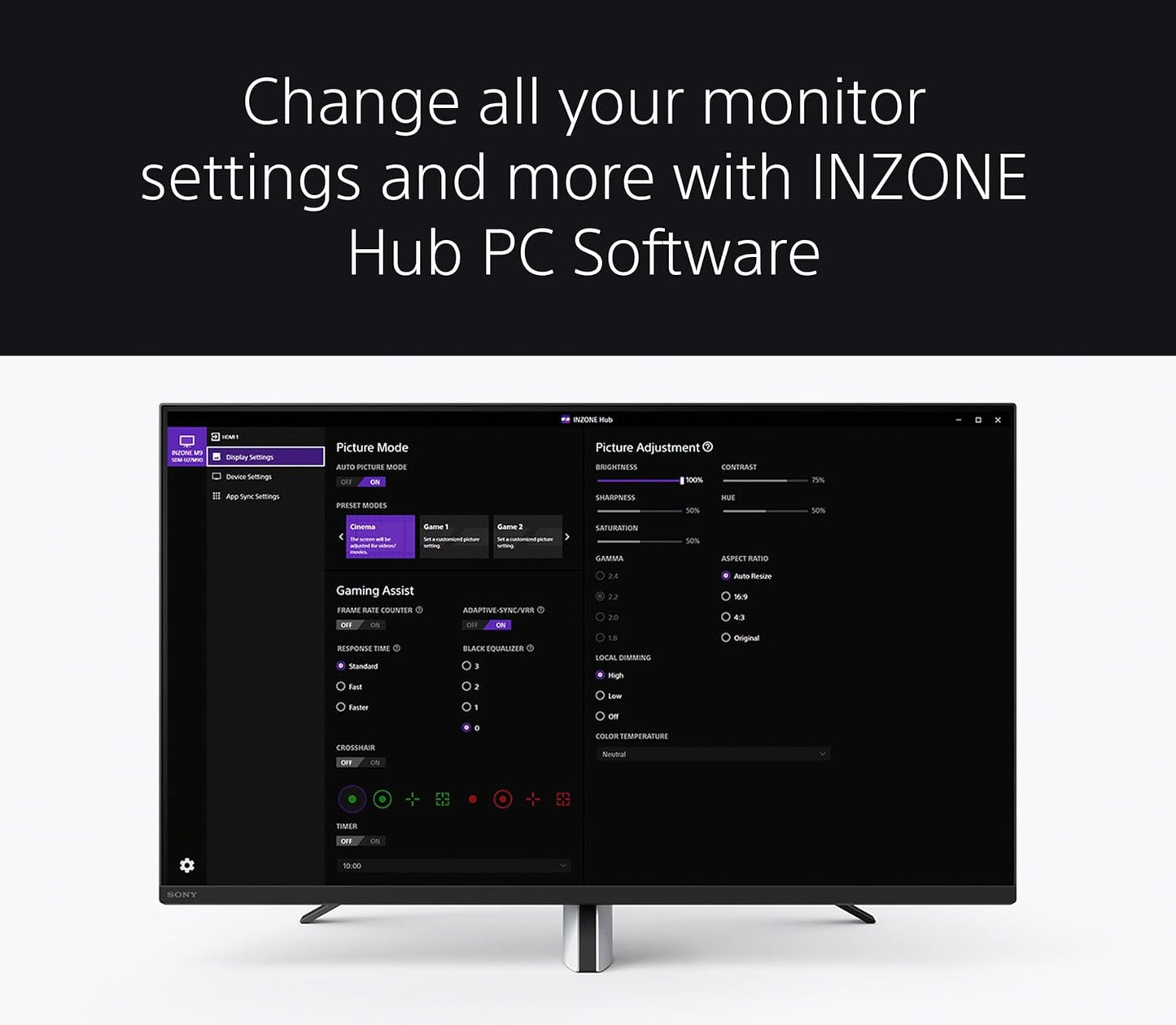 Sony SDMF27M30 27 " INZONE M3 Full HD HDR 240Hz Gaming Monitor (Certified Refurbished)