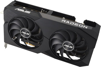 ASUS Dual Radeon RX 6600 V2 8GB GDDR6 Gaming Graphics Card AMD Radeon RX6600, PCIe 4.0, 1x HDMI 2.1, 3X DisplayPort 1.4a (Certified Refurbished)