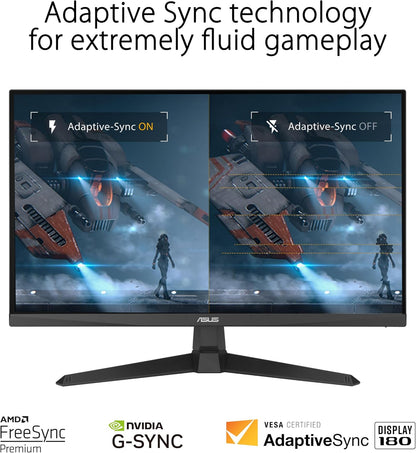 ASUS TUF Gaming 27” 1080P Monitor (VG279Q3A) – Full HD, 180Hz, 1ms, Fast IPS, Extreme Low Motion Blur Sync, FreeSync Premium, G-SYNC Compatible (Certified Refurbished)