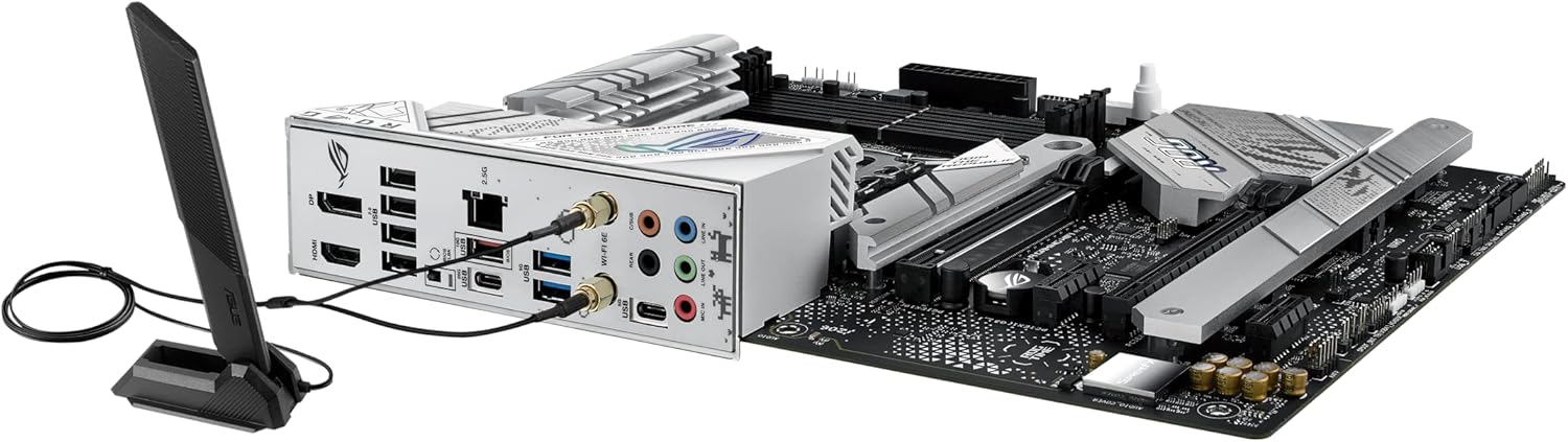 ASUS ROG Strix B760-A Gaming WiFi Intel® B760 (13th and 12th Gen) LGA 1700 White ATX Motherboard (Certified Refurbished)