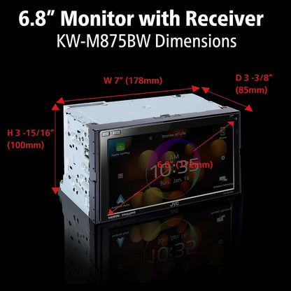 JVC KW-M875BW Digital Multimedia Receiver (New)