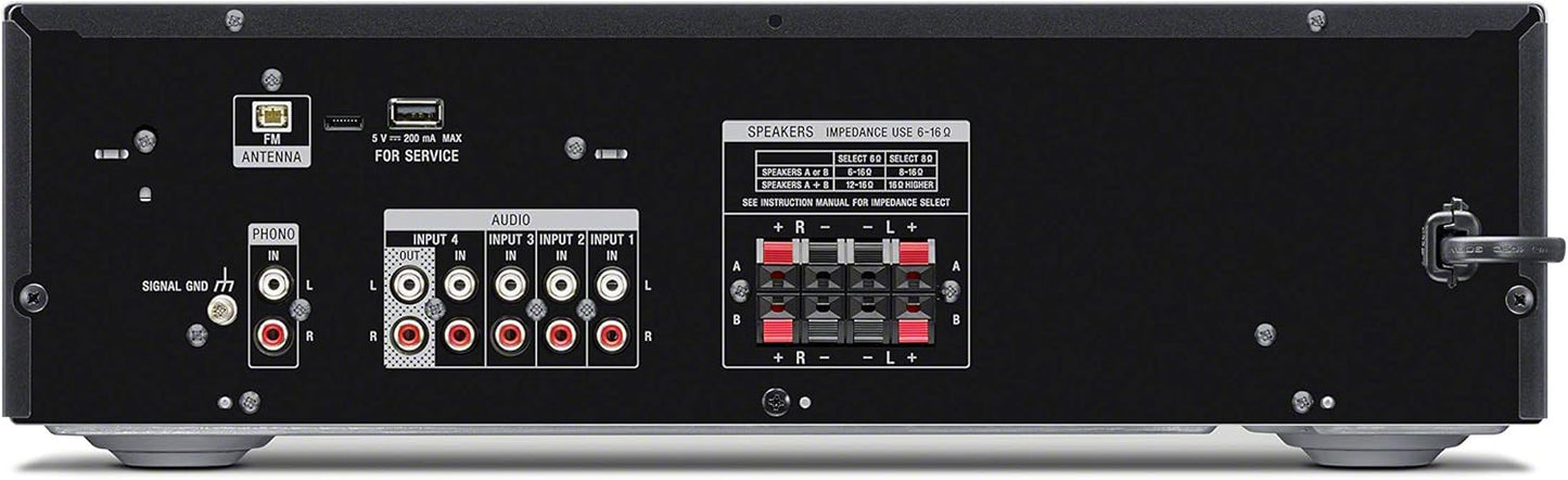 Sony STR-DH190 Stereo Receiver Phono Input and Bluetooth Connectivity (Certified Refurbished)