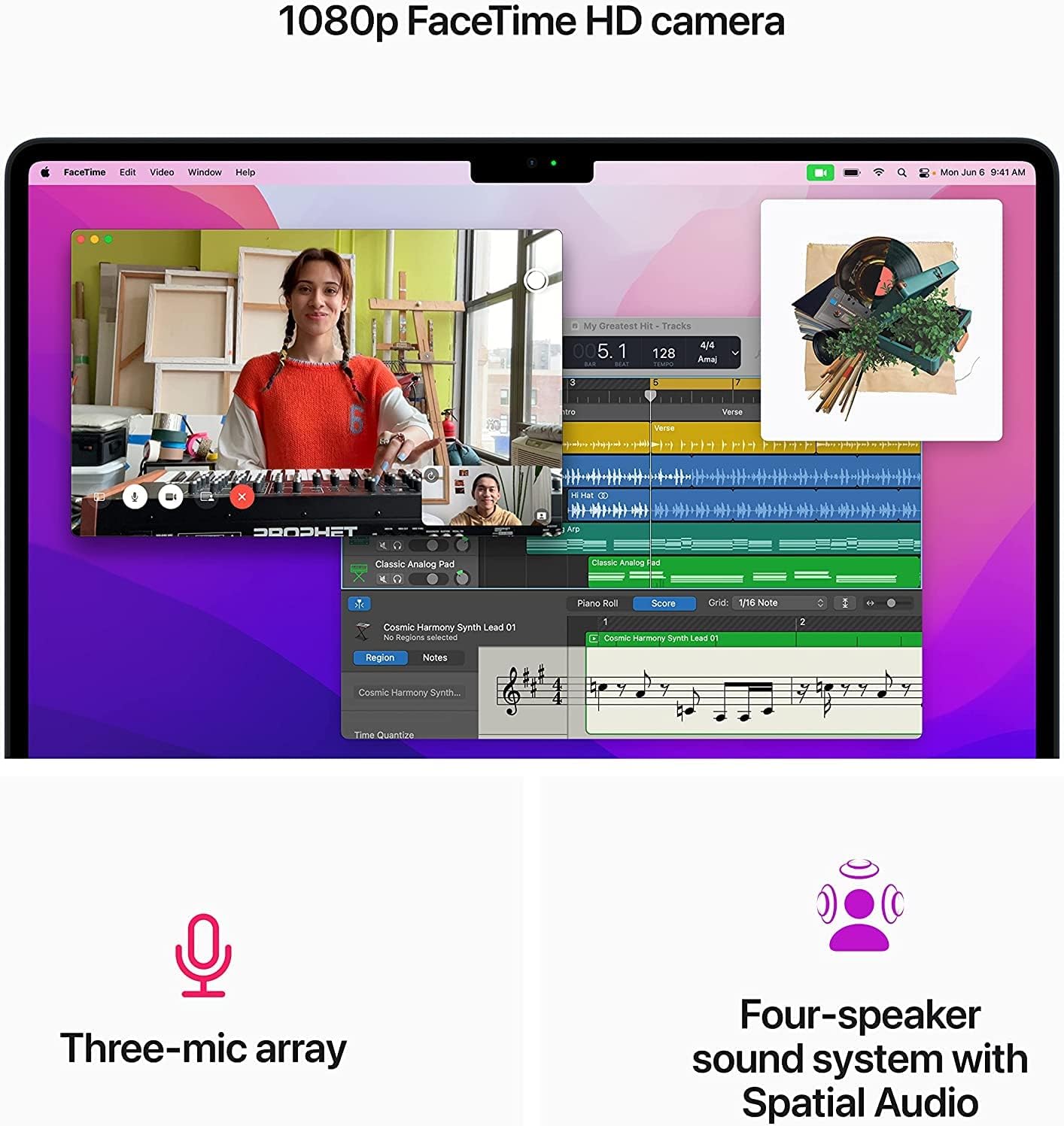 MacBook Air (13", 2022, M2) - Silver (Certified Refurbished)