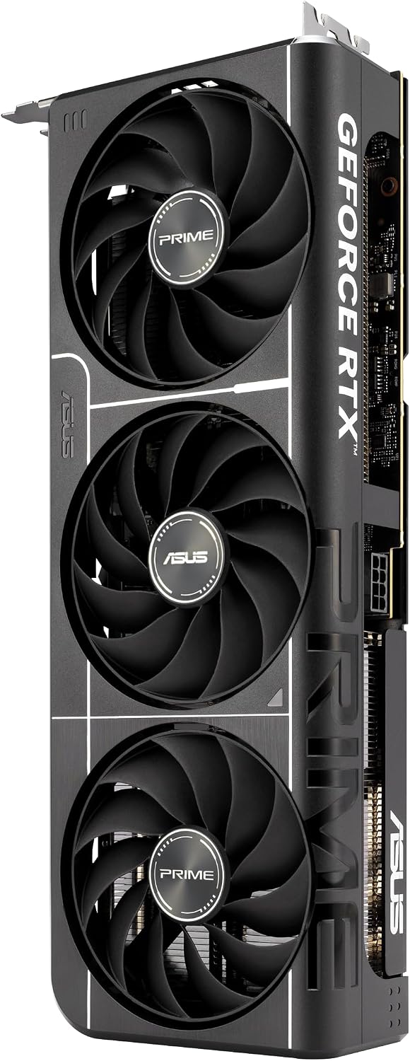ASUS The SFF-Ready Prime GeForce RTX 5060 Ti 16GB GDDR7 Graphics Card (PCIe® 5.0, 16GB GDDR7, HDMI®/DP 2.1, 2.5-Slot, Axial-tech Fans, Dual BIOS) (Certified Refurbished)