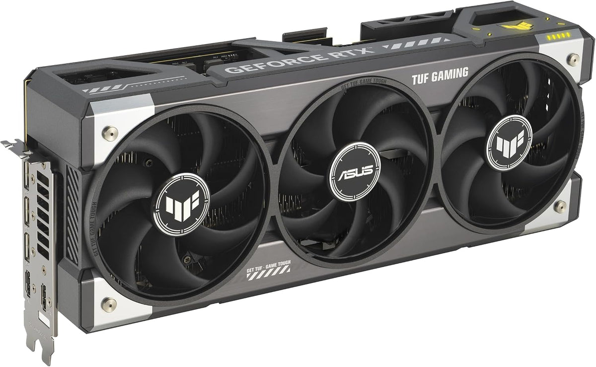 ASUS TUF Gaming GeForce RTX 5080 16GB GDDR7 OC Edition Gaming Graphics Card PCIe 5.0, HDMI/DP 2.1, 3.6-slot, Military-grade Components, Protective PCB Coating, Axial-tech Fans (Certified Refurbished)