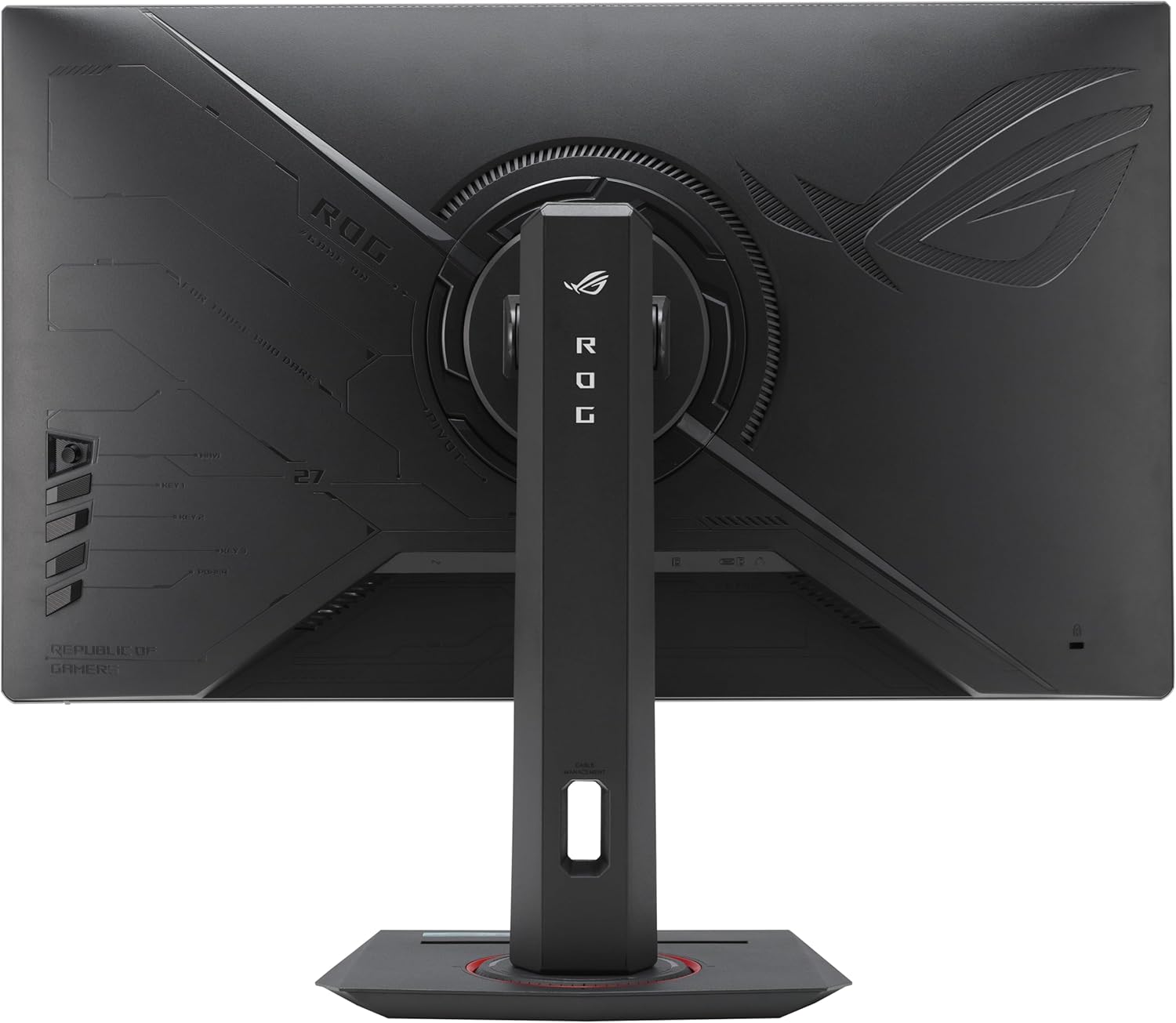 ASUS ROG Strix 27” QHD HDR400 USB-C Gaming Monitor(XG27ACS)-2560x1440, 180Hz, 1ms, Fast IPS, 133% sRGB, Extreme Low Motion Blur Sync, G-Sync Compatible, DisplayWidget, Tripod Socket (Certified Refurbished)