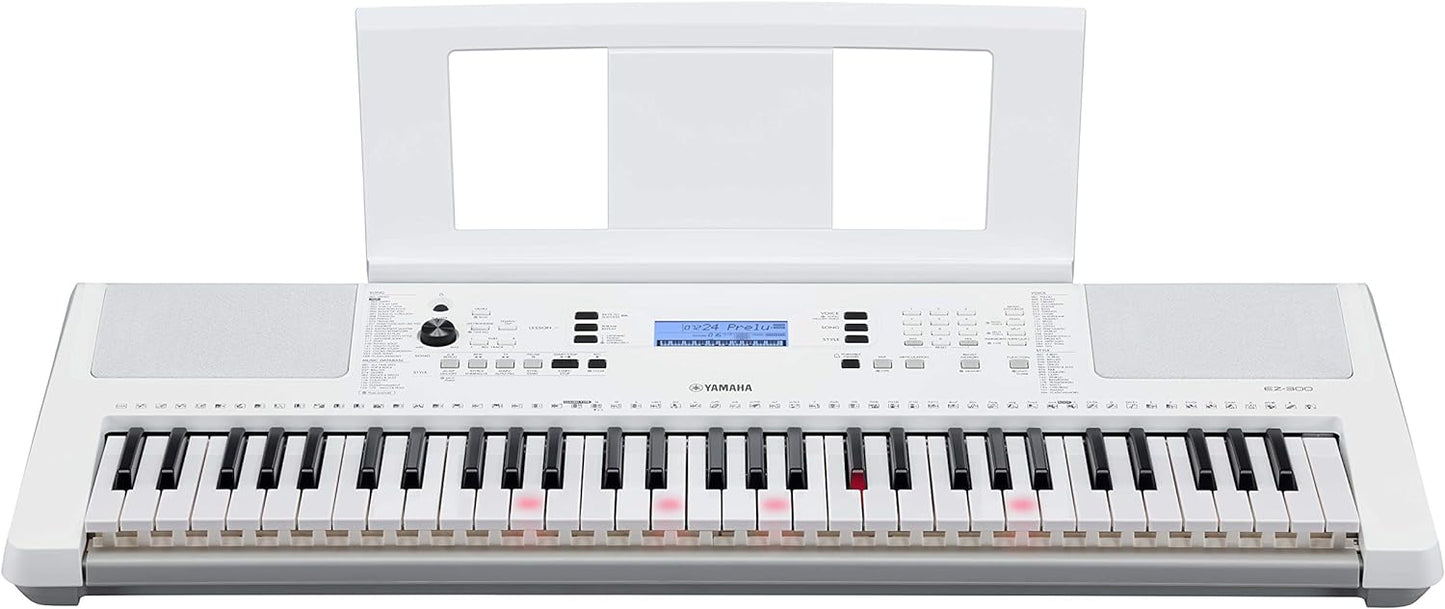 Yamaha EZ-300 61-Key Portable Keyboard with Lighted Keys (Certified Refurbished)