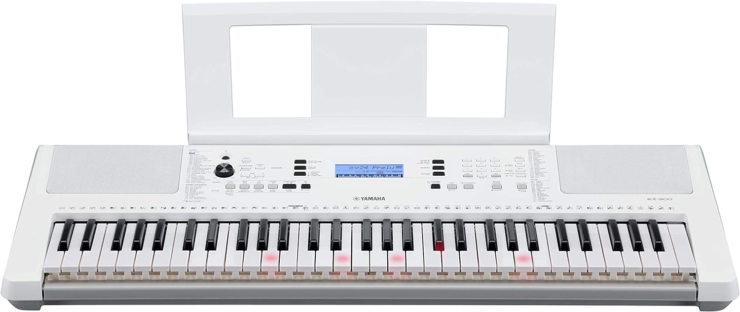 Yamaha EZ-300 61-Key Portable Keyboard with Lighted Keys (Certified Refurbished)