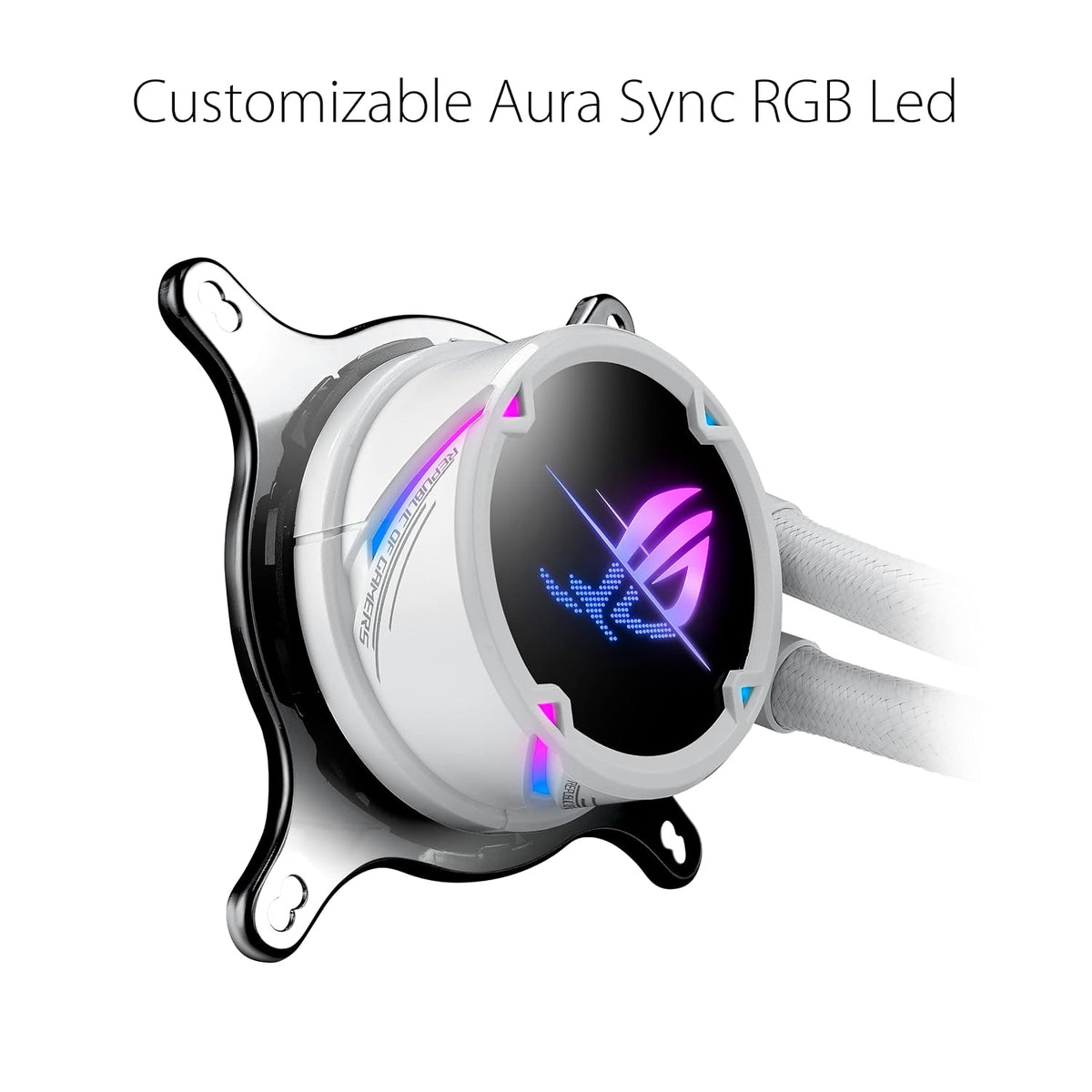 ASUS ROG Strix LC II 360 ARGB All-in-One Liquid CPU Cooler (360mm Radiator, ARGB Pump Cover & Fans, Aura Sync, Intel LGA 1700/1200/115x & AMD AM5/AM4) (Certified Refurbished)