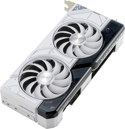 ASUS Dual GeForce RTX 4070 Super White OC Edition (PCIe 4.0, 12GB GDDR6X, DLSS 3, HDMI 2.1a, DisplayPort 1.4a, 2.56-Slot Design, Axial-tech Fan Design, Auto-Extreme Technology, and More) (Certified Refurbished)