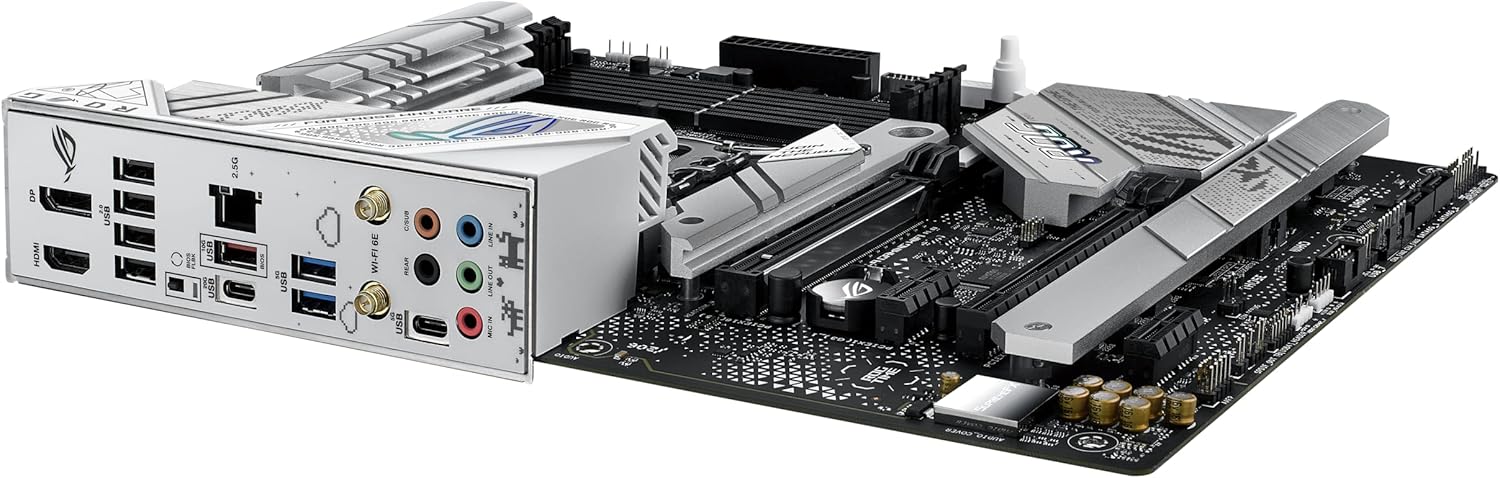 ASUS ROG Strix B760-A Gaming WiFi Intel® B760 (13th and 12th Gen) LGA 1700 White ATX Motherboard (Certified Refurbished)