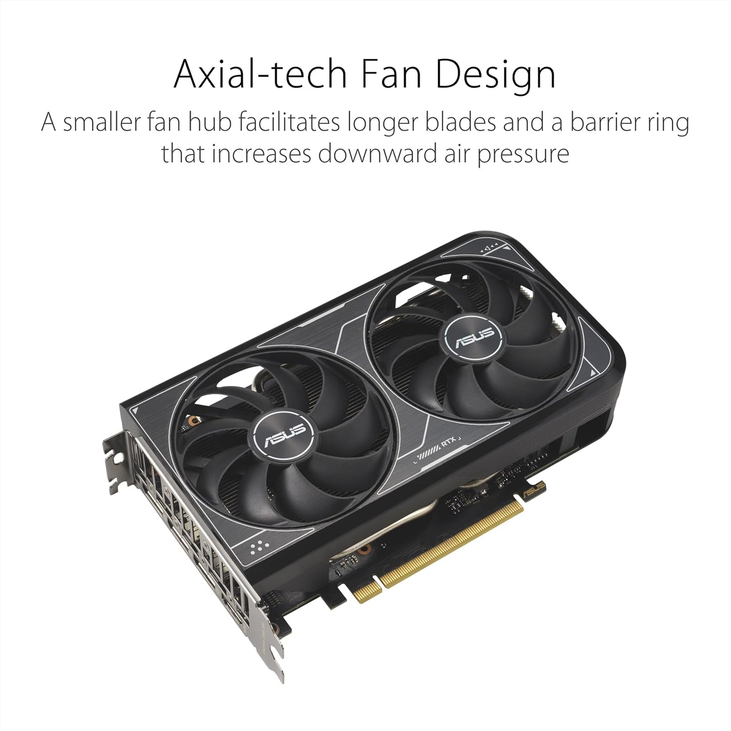 ASUS Dual GeForce RTX 4060 V2 OC Edition (PCIe 4.0, 8GB GDDR6, DLSS 3, HDMI 2.1a, DisplayPort 1.4a, 2-Slot Design, Axial-tech Fan Design, 0dB Technology, and More) (Certified Refurbished)
