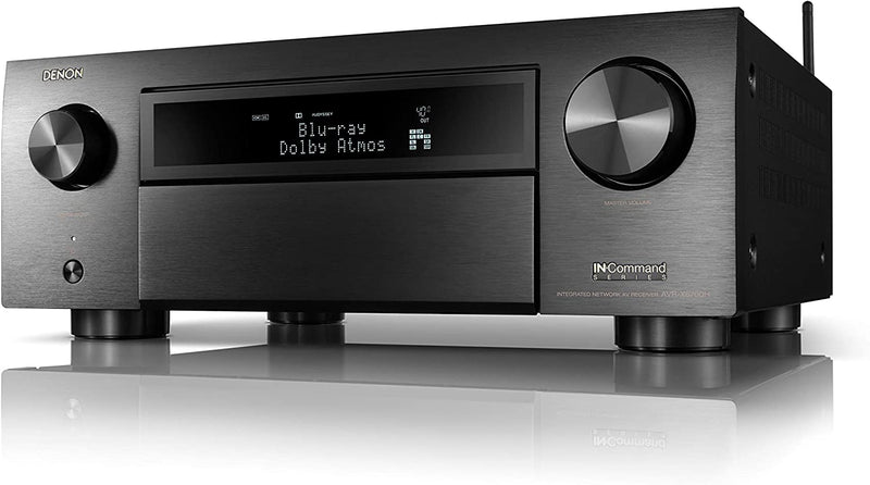 Denon AVR-X6700H 11.2-channel home theatre receiver with Wi-Fi, Bluetooth, Apple AirPlay 2, and Amazon Alexa compatibility (Certified Refurbished)