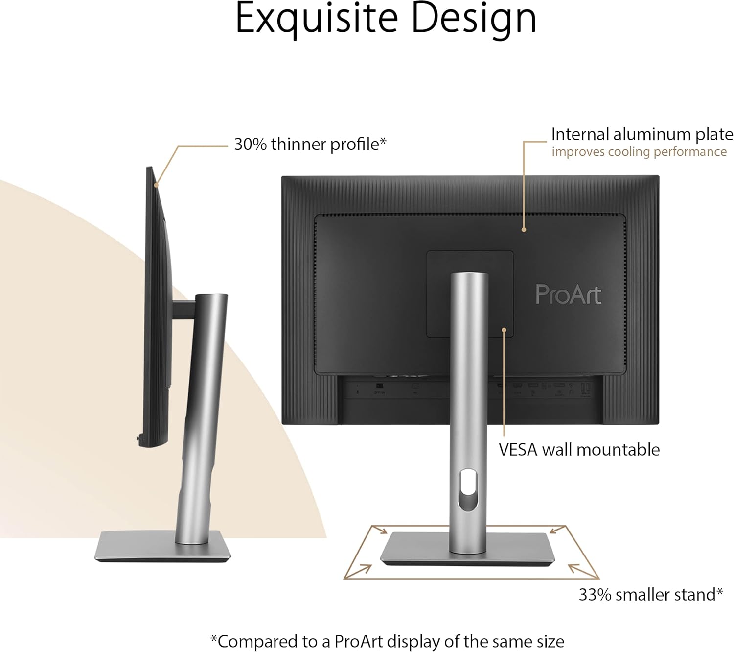 ASUS ProArt Display 24” (24.1” viewable) 16:10 HDR Professional Monitor (PA248CRV) - IPS, (1920 x 1200), 97% DCI-P3, ΔE < 2, Calman Verified, USB-C PD 96W, DisplayPort, Daisy-Chain, Height Adjustable (Certified Refurbished)