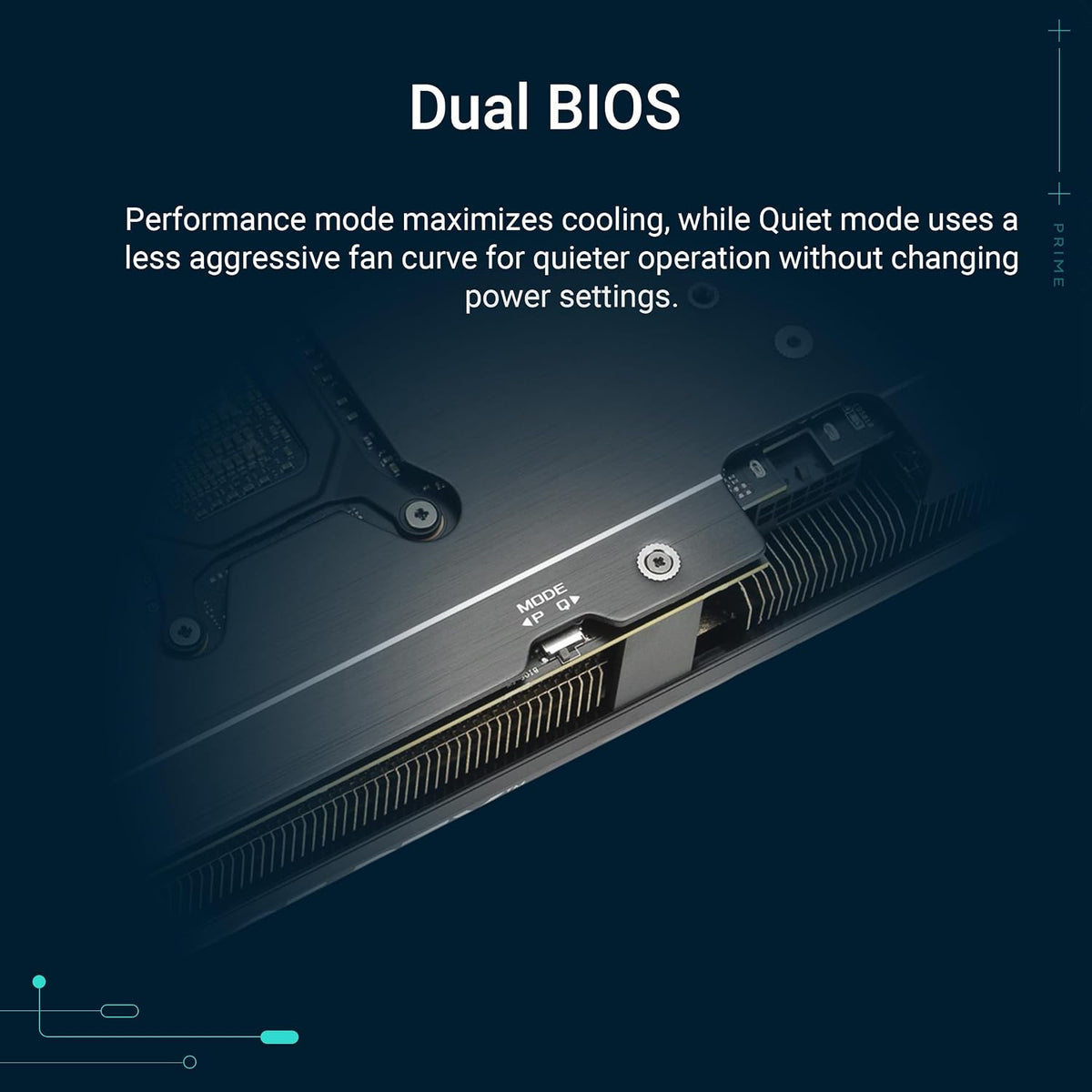 ASUS Prime GeForce RTX 5070 OC 12G GDDR7 Gaming Graphics Card - PCIe 5.0, 2587MHz Boost Clock, 1 x HDMI 2.1b, 3 x DP 2.1b, 2.5-Slot, Axial-tech Fans, Dual BIOS, SFF-Ready (Certified Refurbished)