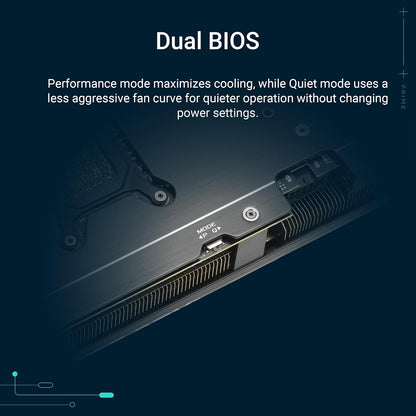 ASUS Prime GeForce RTX 5070 OC 12G GDDR7 Gaming Graphics Card - PCIe 5.0, 2587MHz Boost Clock, 1 x HDMI 2.1b, 3 x DP 2.1b, 2.5-Slot, Axial-tech Fans, Dual BIOS, SFF-Ready (Certified Refurbished)