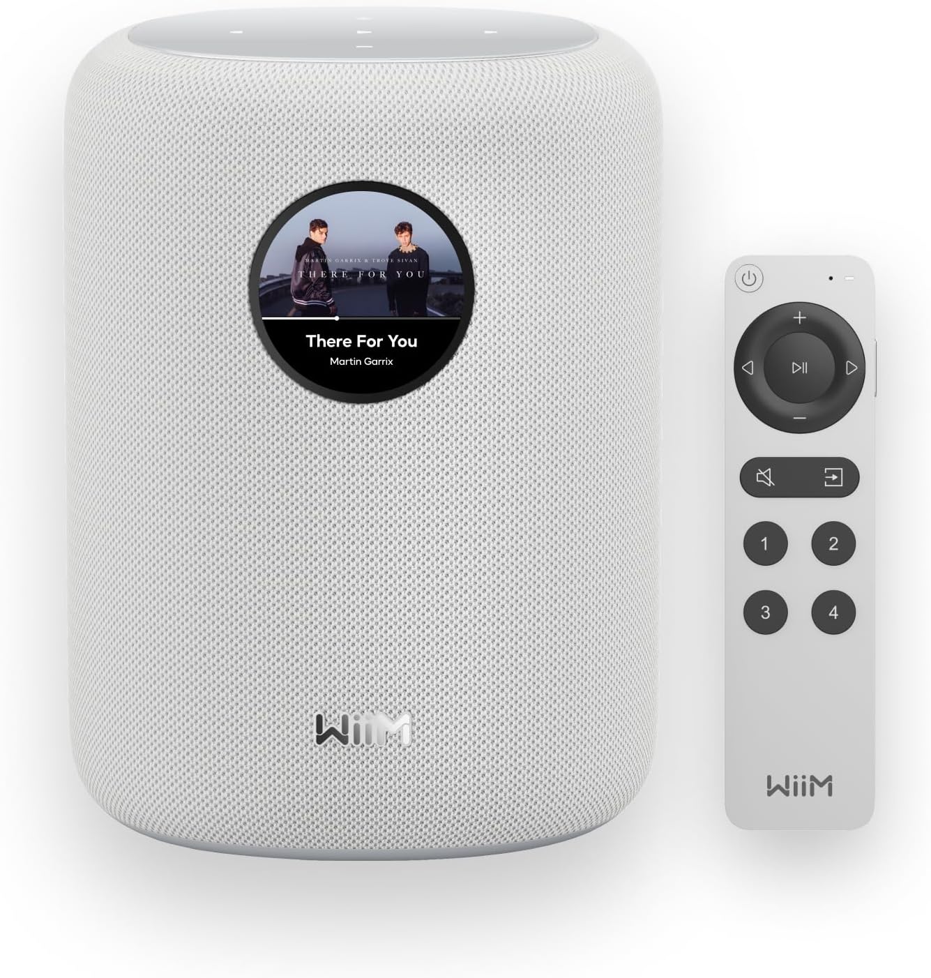 WiiM Sound Smart Speaker with 1.8″ Touch Display, Hi‑Res 24‑bit/192 kHz, AI RoomFit™ Room Correction, 100W Peak, Wi‑Fi 6E/Bluetooth(Certified Refurbished)