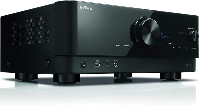 Yamaha AVENTAGE RX-V4A 5.2-Channel AV Receiver with 8K HDMI and MusicCast (Certified Refurbished)
