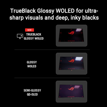 ASUS ROG Strix 32” 4K Gaming Monitor (XG32UCWMG) - UHD (3840 x 2160), OLED (WOLED), 240Hz, 0.03ms, G-SYNC Compatible, FreeSync Premium Pro, DisplayHDR True Black 400 (Certified Refurbished)