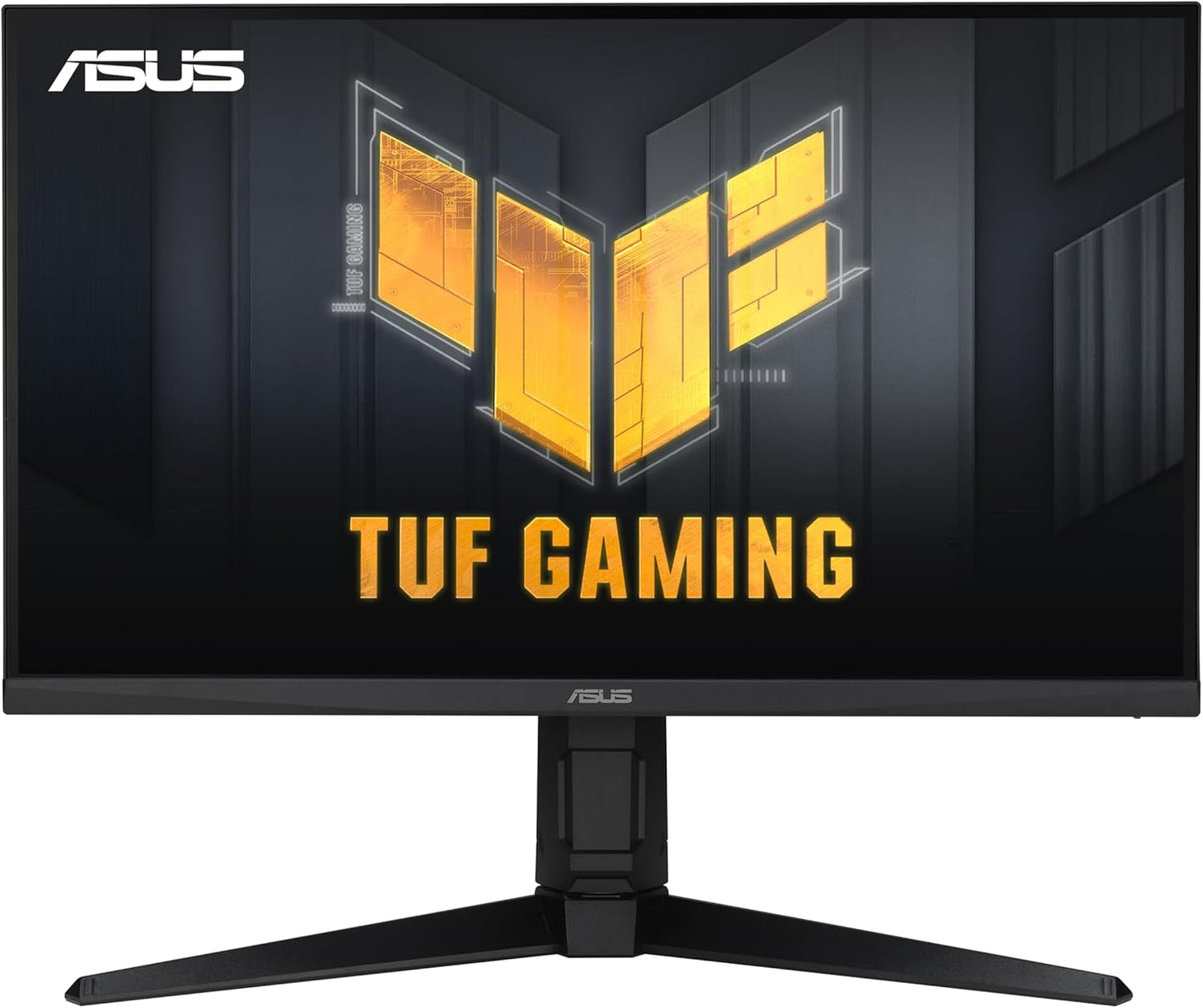 ASUS TUF Gaming 27” 1080P Monitor (VG279QL3A) - Full HD, 180Hz, 1ms, Fast IPS, Extreme Low Motion Blur, FreeSync Premium, G-SYNC Compatible, Speakers, DisplayPort, Height Adjustable (Certified Refurbished)