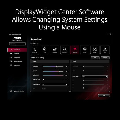 ASUS ROG Swift 49” Curved QD-OLED Gaming Monitor (PG49WCD) - Dual QHD 32:9 (5120x1440), 144Hz, 0.03ms, G-SYNC Compatible, Custom Heatsink, Uniform Brightness, Smart KVM, 90W USB-C PD, DisplayHDR 400 (Certified Refurbished)