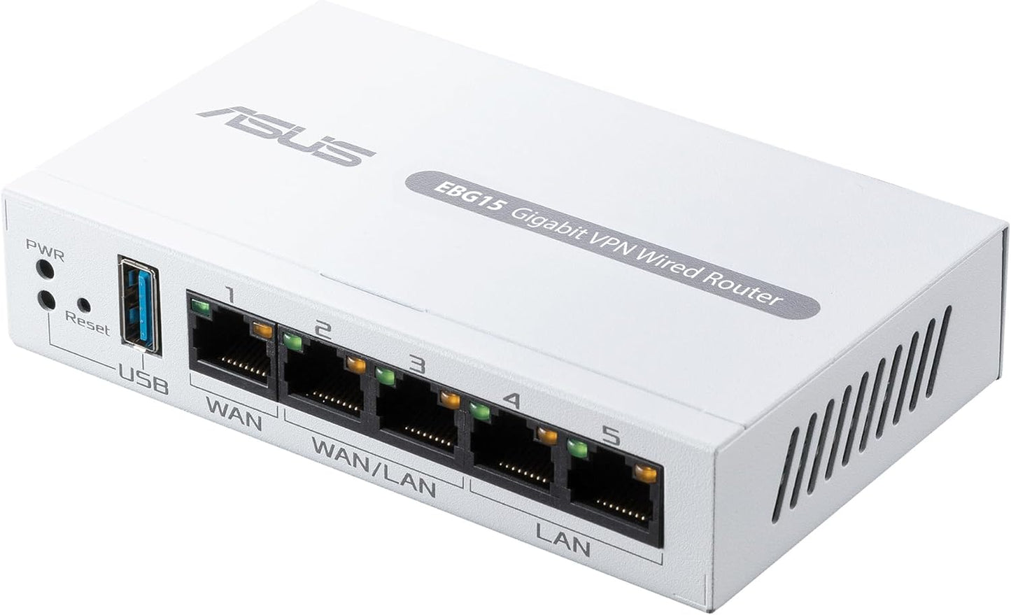 ASUS ExpertWiFi EBG15 Gigabit VPN Wired Router, up to 3 WAN ethernet Ports + 1 USB WAN, IPS Intrusion Prevention (Certified Refurbished)
