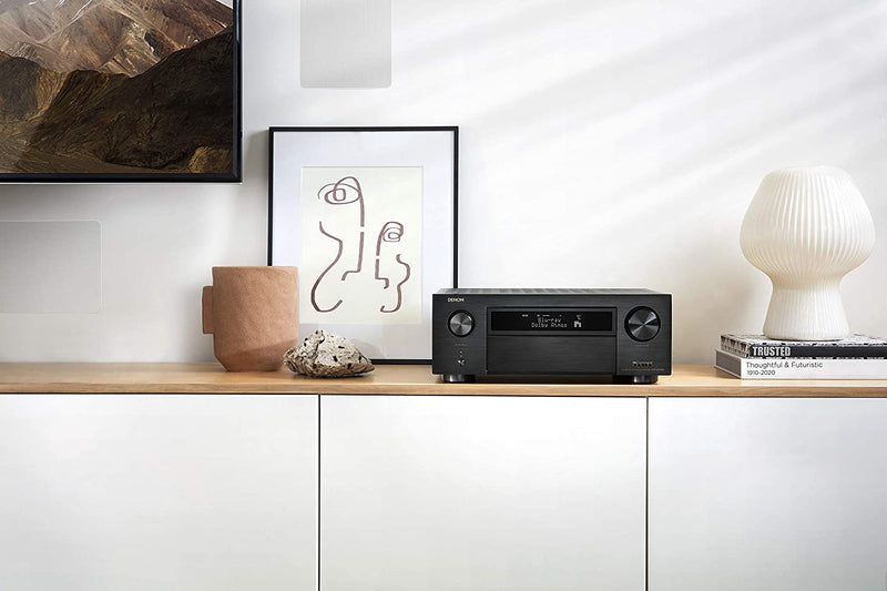Denon AVR-X6700H 11.2-channel home theatre receiver with Wi-Fi, Bluetooth, Apple AirPlay 2, and Amazon Alexa compatibility (Certified Refurbished)