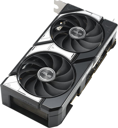 ASUS Dual GeForce RTX 5060 8GB GDDR7 OC Edition (PCIe 5.0, 8GB GDDR7, DLSS 4, HDMI 2.1b, DisplayPort 2.1b, 2.5-Slot Design, Axial-tech Fan Design, 0dB Technology, and More) (Certified Refurbished)