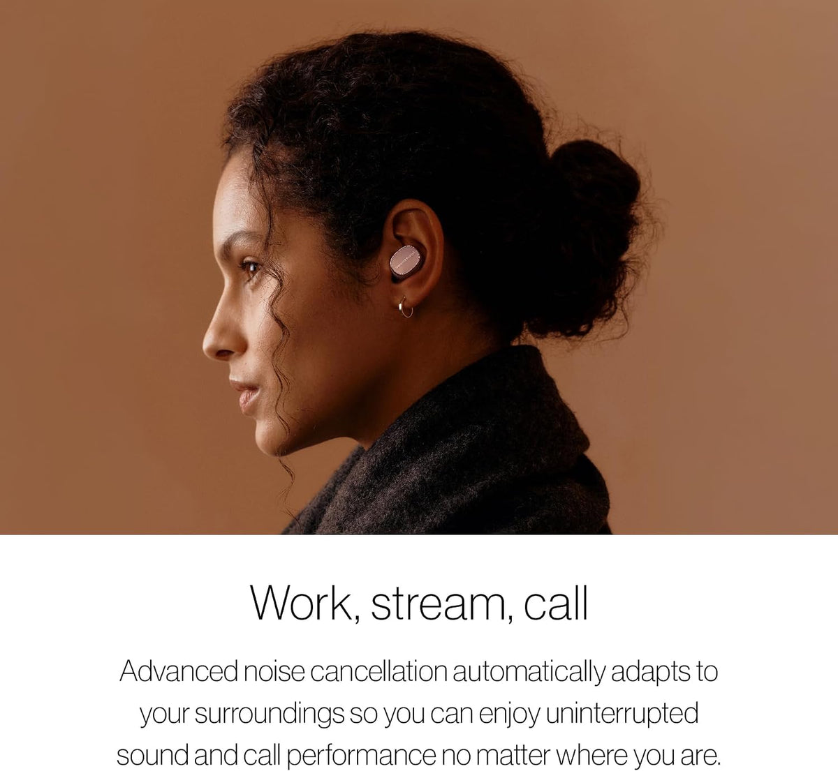 Bowers & Wilkins Pi8 True Wireless Earbuds - aptX Lossless, Active Noise Cancelling, Wireless Charging (Refurbished)