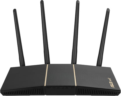 Asus RT-AX57 AX3000 Dual Band WiFi 6 (802.11ax) Router supporting MU-MIMO and OFDMA technology (Certified Refurbished)