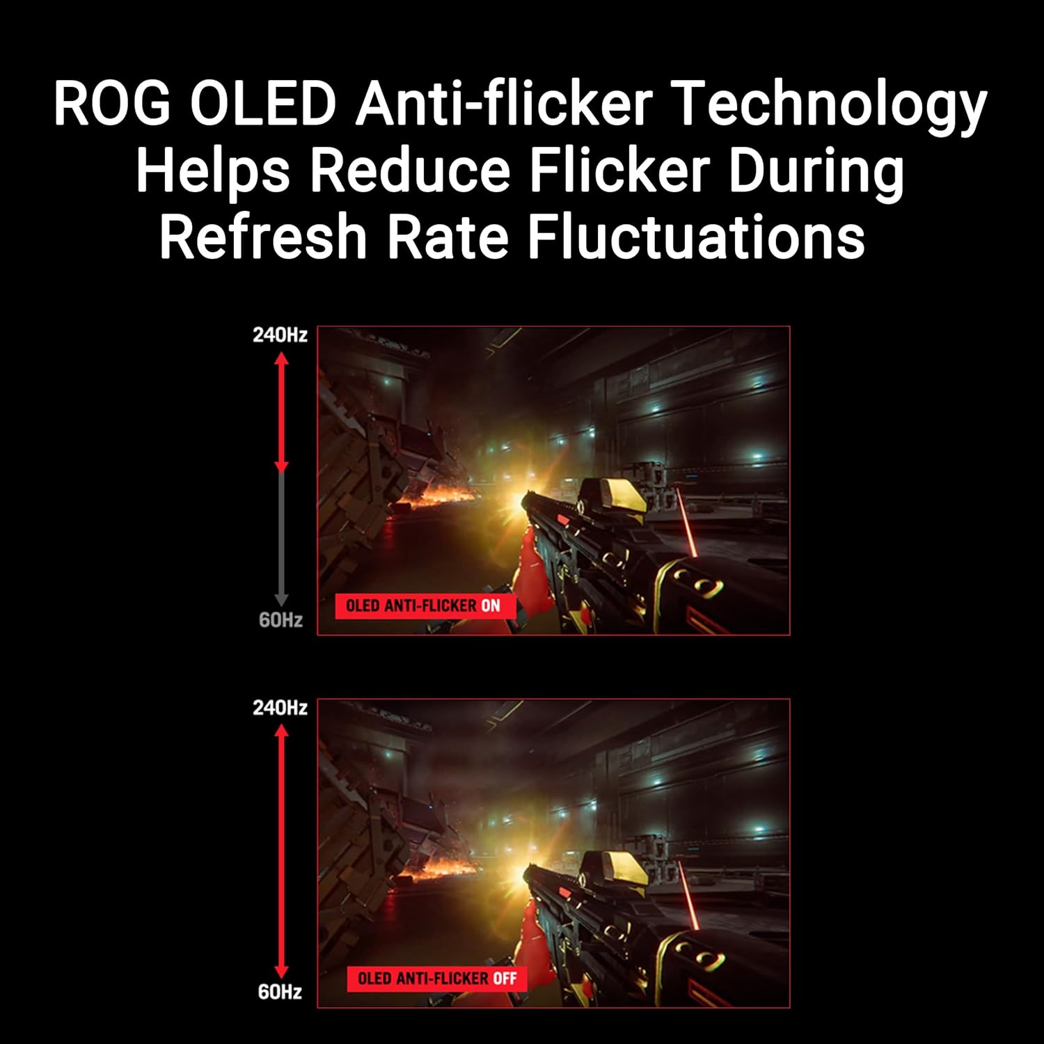 ASUS ROG Swift 32” 4K OLED Gaming Monitor (PG32UCDP) - WOLED, Dual Mode (4K 240Hz, FHD 480Hz), 0.03ms, G-SYNC Compatible, Custom Heatsink, AI Gaming, 99% DCI-P3,True 10-bit, USB-C 90W (Certified Refurbished)
