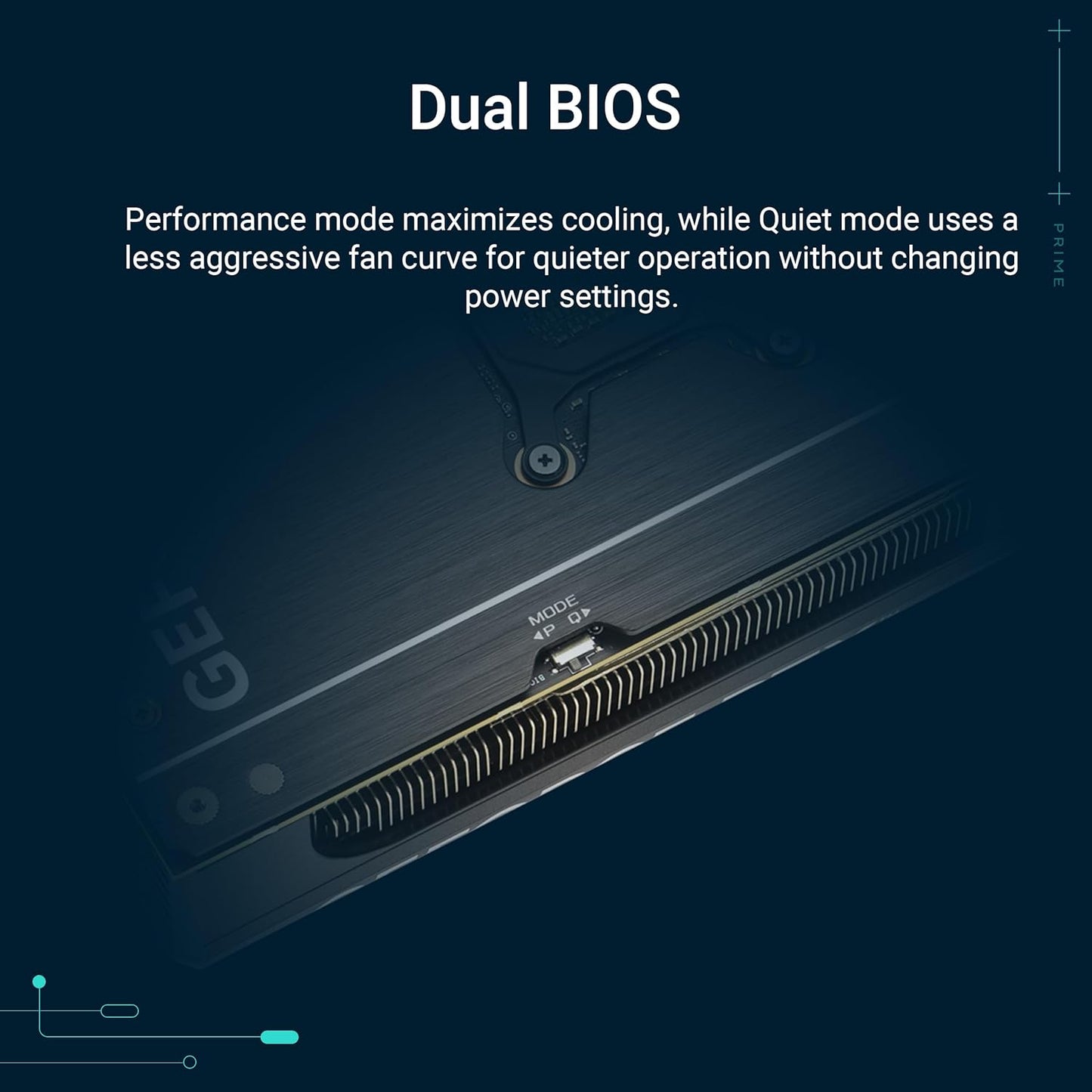 ASUS The SFF-Ready Prime GeForce RTX 5070 Ti 16GB GDDR7 Graphics Card (PCIe 5.0, 16GB GDDR7, HDMI/DP 2.1, 2.5-Slot, Axial-tech Fans, Dual BIOS) (Certified Refurbished)