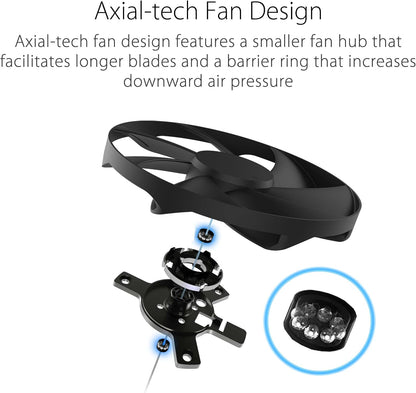 ASUS ROG Strix 1000W Gold Aura Edition 80 Plus Gold Fully Modular Gaming Power Supply (ATX 3.0, PCIe 5.0 16-pin Cable, ARGB Lighting, Aura Sync, ROG Heatsinks, 0dB Technology) (Certified Refurbished)