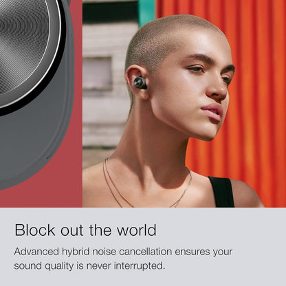 Bowers & Wilkins Pi5 S2 True Wireless Earbuds - Active Noise Cancellation, Qualcomm aptX Technology, Bluetooth, Crystal-Clear Calls, Wireless & 15-Minute Quick Charging (Refurbished)