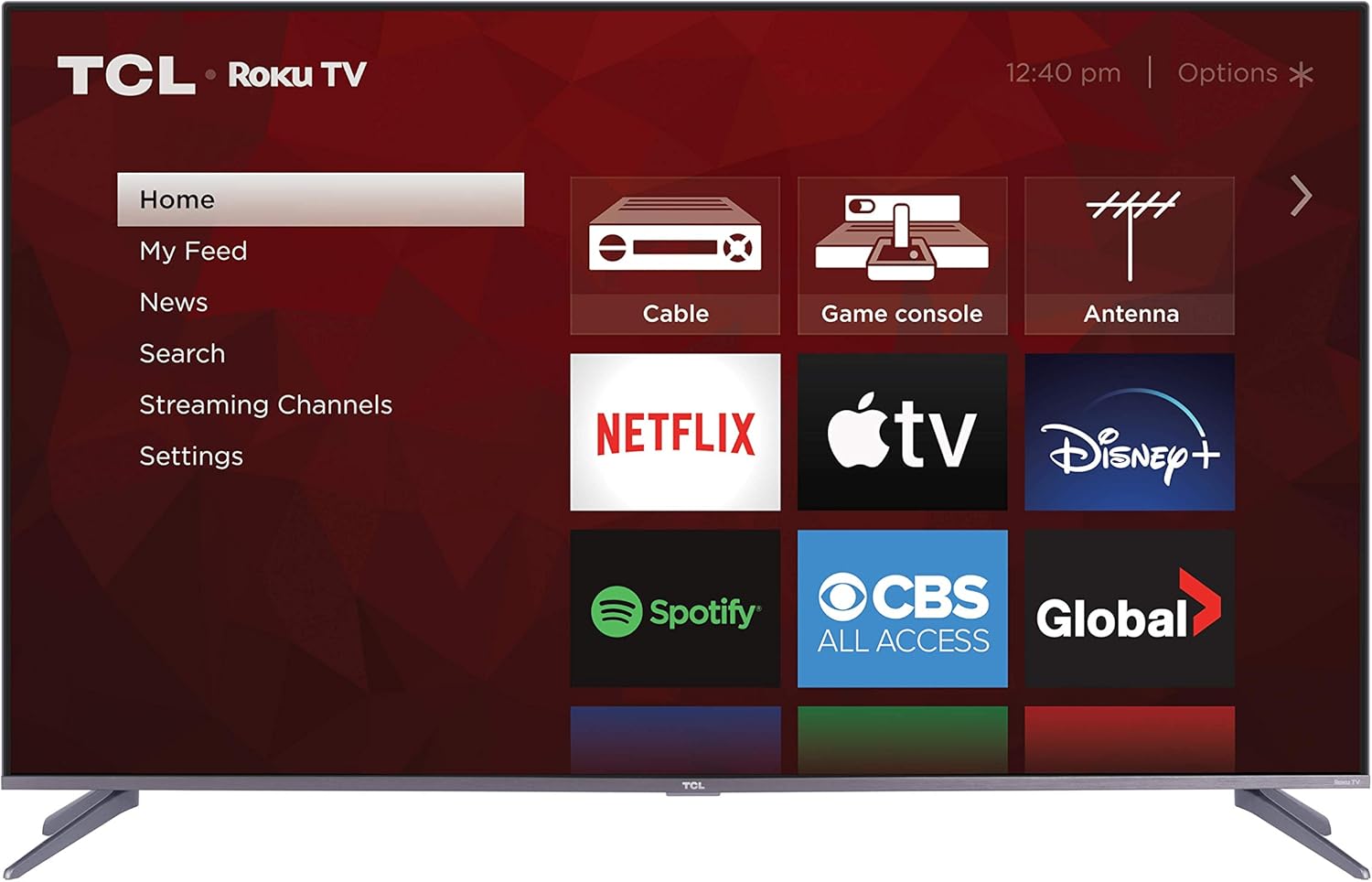 TCL 75" 5-Series 4K UHD Dolby Vision HDR QLED Roku Smart TV - 75S535-CA (Refurbished)