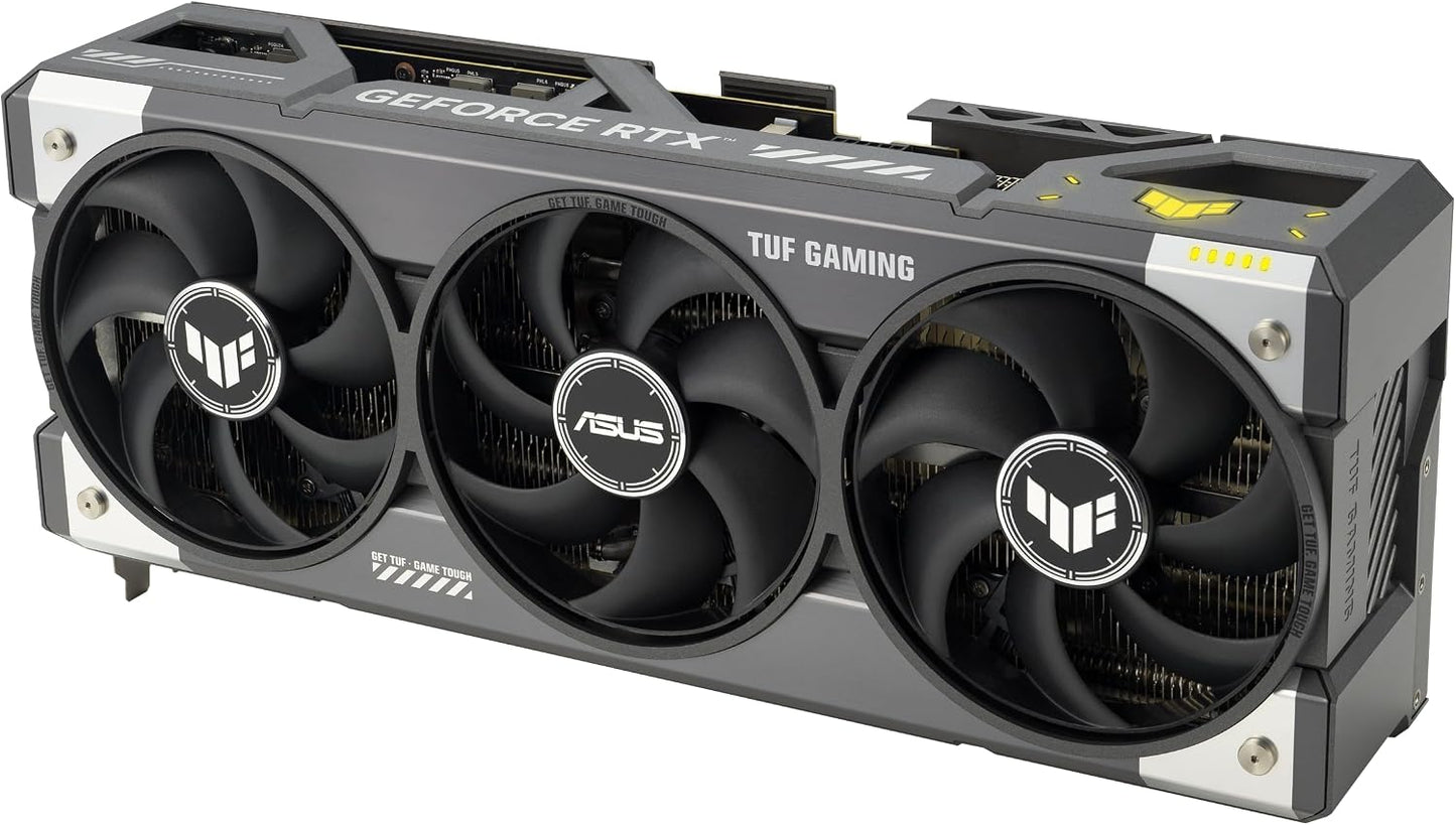 ASUS TUF Gaming GeForce RTX 5090 32GB GDDR7 Gaming Graphics Card (PCIe 5.0, HDMI/DP 2.1, 3.6-Slot, Military-Grade Components, Protective PCB Coating, axial-tech Fans, Vapor Chamber) (Certified Refurbished)