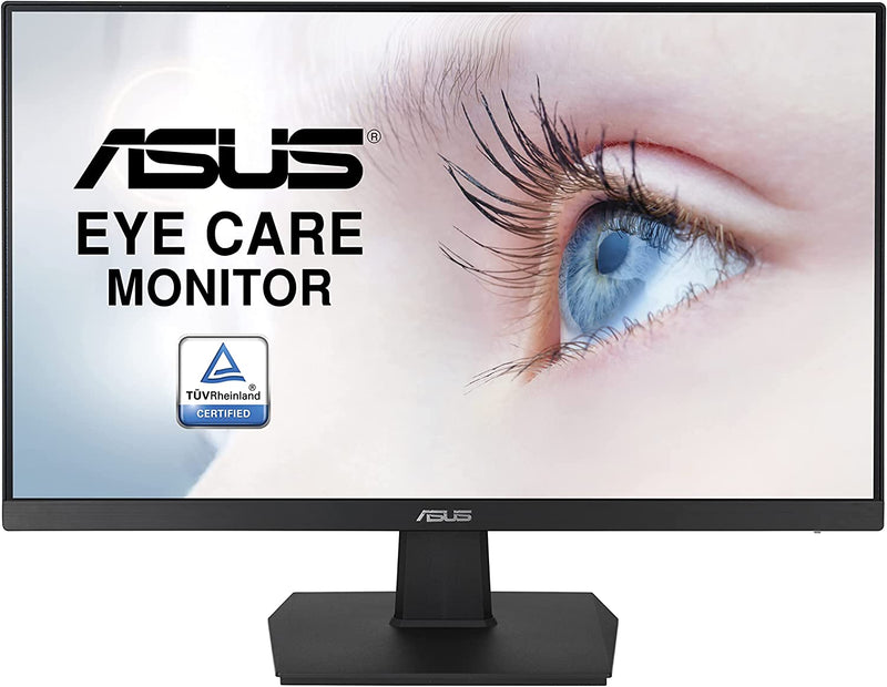 ASUS VA27EHE Eye Care Monitor – 27 inch, Full HD, IPS, Frameless, 75Hz, Adaptive-Sync, Low Blue Light, Flicker Free, Wall Mountable (Certified Refurbished)