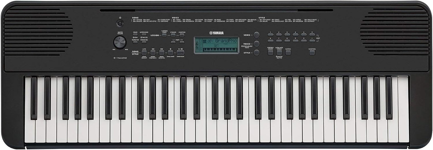 Yamaha PSR-E360 Entry-level digital keyboard with 61 touch-sensitive keys, portable keyboard in classic design for any living space (Certified Refurbished)