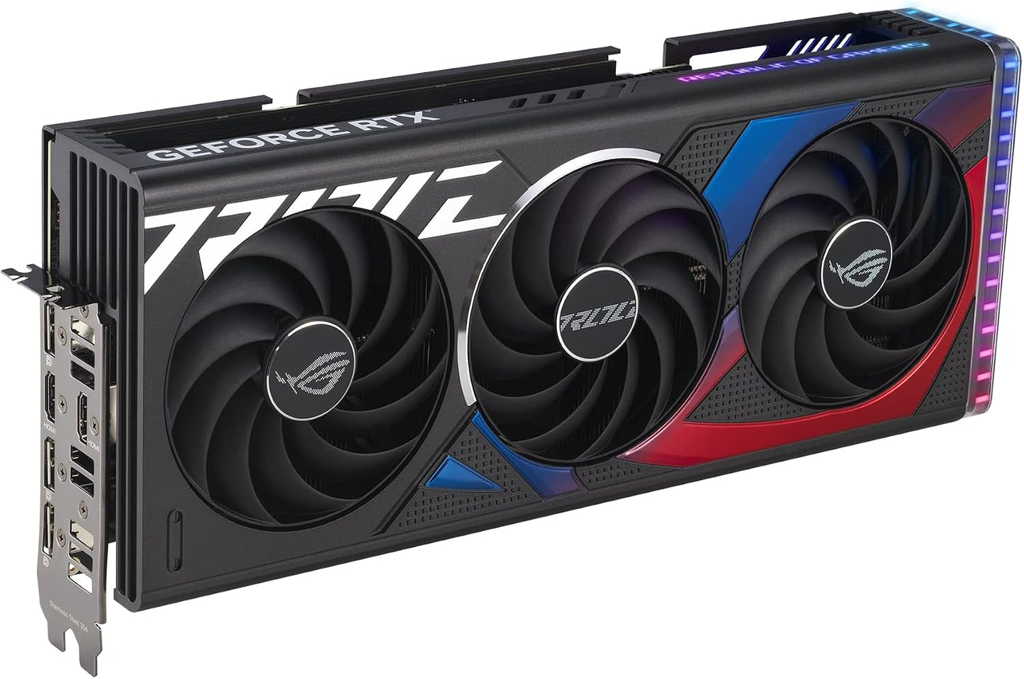 ASUS ROG Strix GeForce RTX 4070 Super OC Edition Gaming Graphics Card (PCIe 4.0, 12GB GDDR6X, DLSS 3, HDMI 2.1a, DisplayPort 1.4a, Massive Vented Backplate, Power Sensing, Aura Sync) (Certified Refurbished)