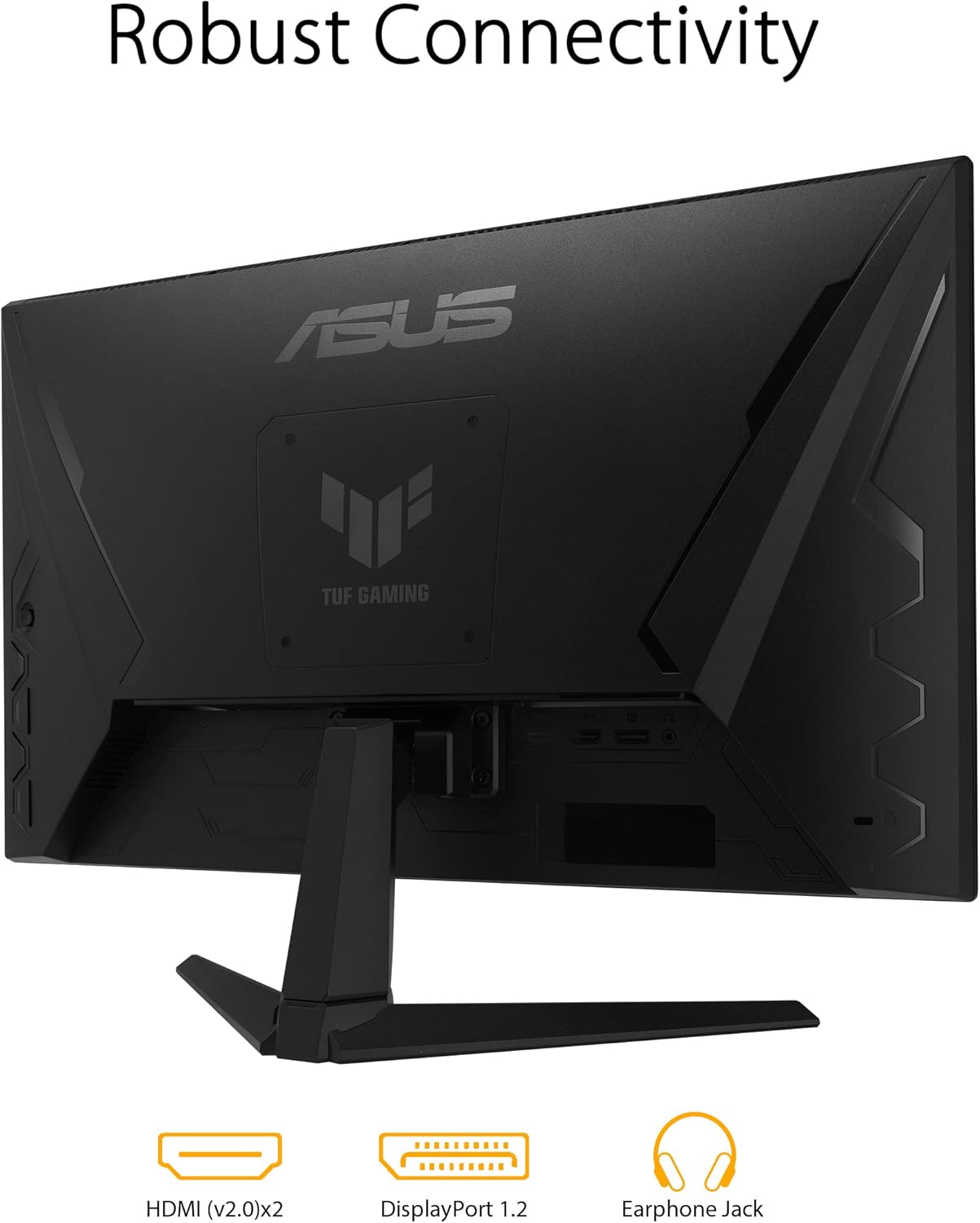 ASUS TUF Gaming VG249QM1A Gaming Monitor – 23.8 inch FHD (1920x1080), Fast IPS, overclocking 270 Hz (Above 144Hz, 240Hz), Extreme Low Motion Blur, 1ms (GTG), 99% sRGB, FreeSync Premium, G-Sync compatible (Certified Refurbished)